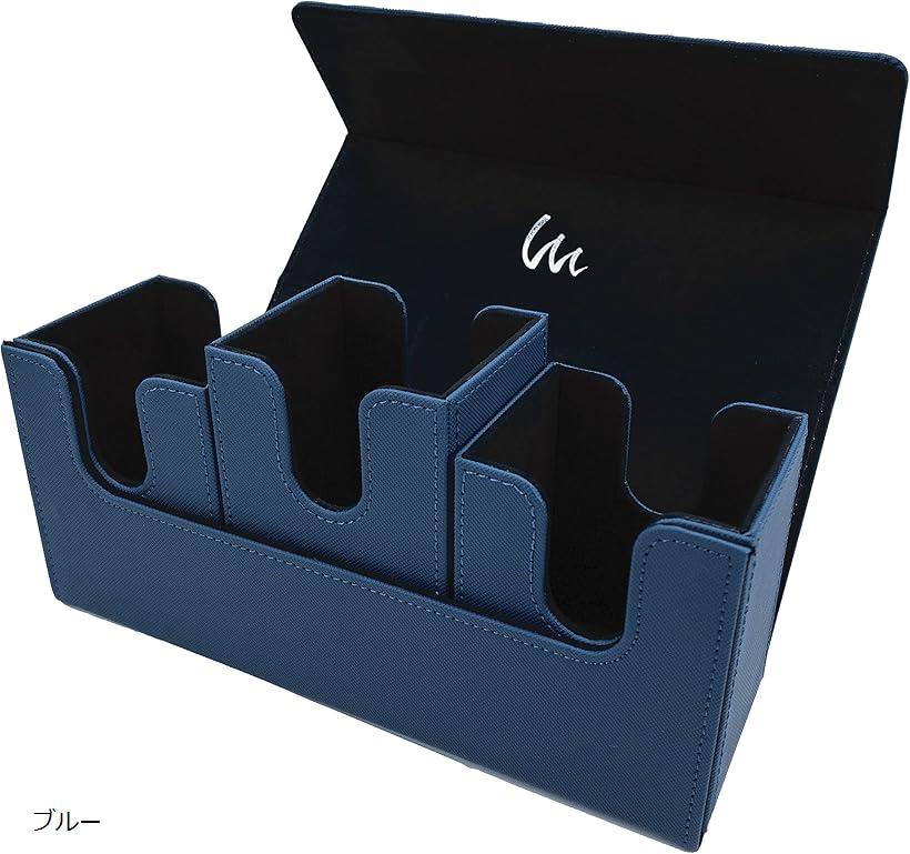 楽天市場】トリプル デッキケース 240 ポケカ トレカケース ブルー