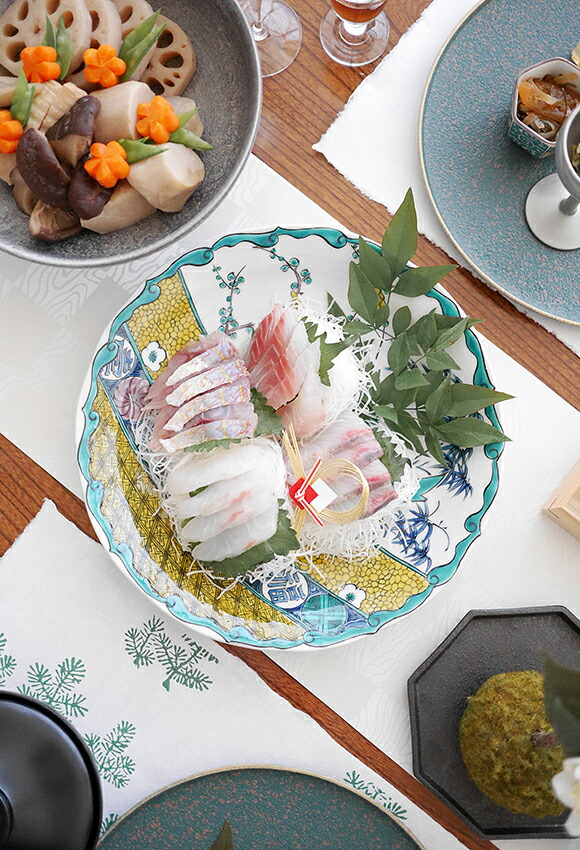 楽天市場】9号盛皿 古九谷風 : TABLE ＆ STYLE