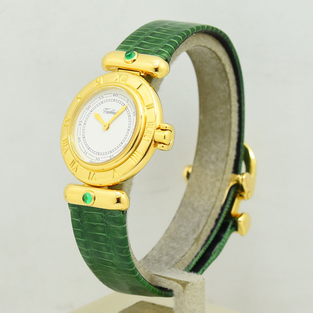 楽天市場】タバー 中古 レディース Tabbah ベレ クォーツ エメラルド