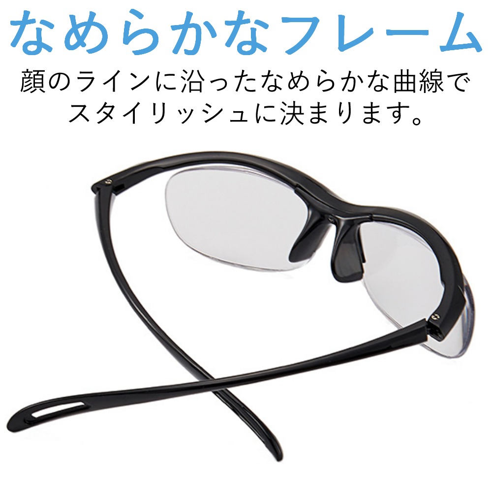 楽天市場】眼鏡型拡大鏡 1．6倍 メガネ ルーペ 6点セット ブラック