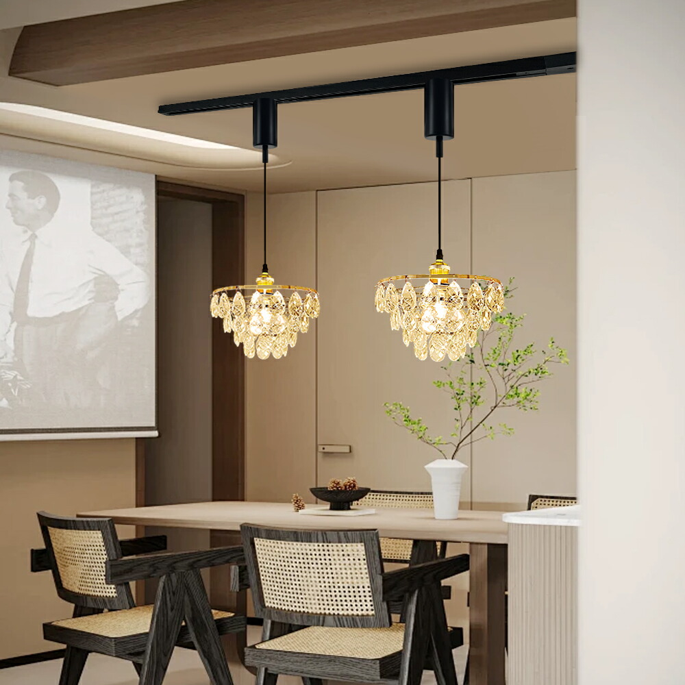 楽天市場】【クリスタルガラス】ペンダントライト シャンデリア風 吊り