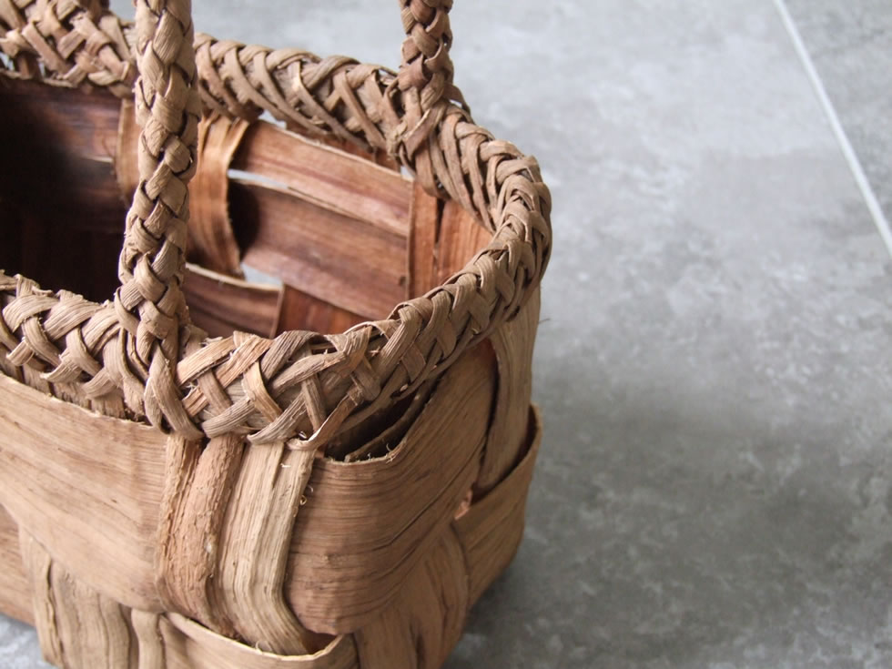 楽天市場】純国産 山葡萄かごバッグ 超極太市松編み : おまめ