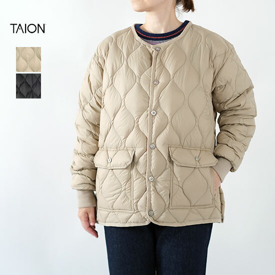 楽天市場】タイオン TAION レディース ミリタリー オーバーサイズ