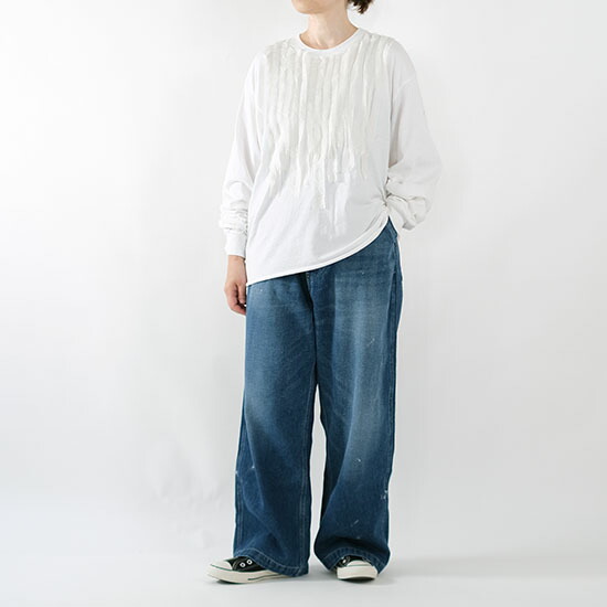 楽天市場】ダリア dahl'ia リメイク フリル 長袖Tシャツ HD-63＊送料