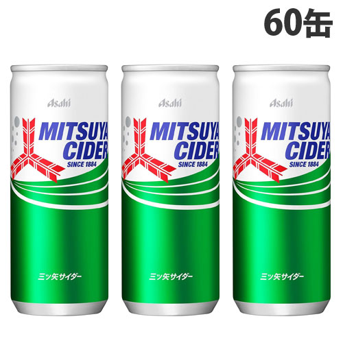楽天市場】三ツ矢サイダー 250ml 60缶 アサヒ飲料 ミツヤサイダー