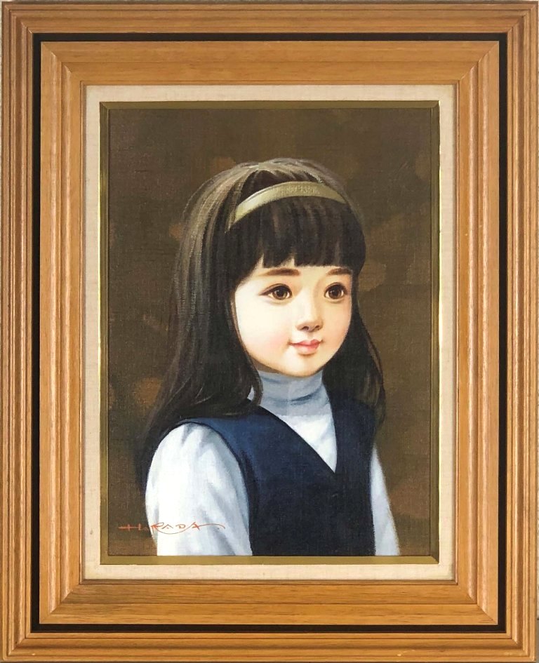 楽天市場】原田 優 「少女」 油彩4号 : 小野画廊