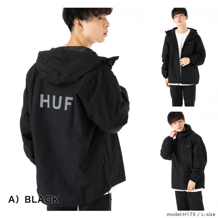 楽天市場】ハフ HUF アパレル ナイロンジャケット ESSENTIALS ZIP