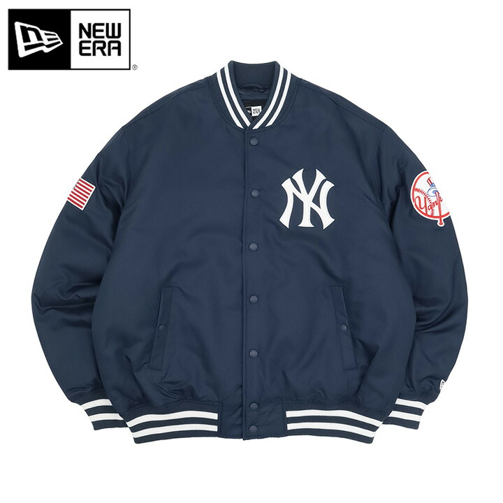 楽天市場】ヤンキース スタジャン（カラーネイビー）（コート