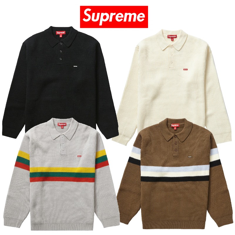 楽天市場】23FW Supreme Small Box Polo Sweater シュプリーム