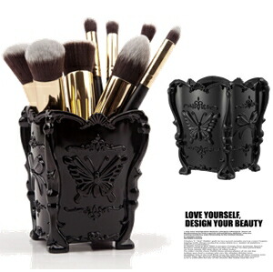 楽天市場】ロココ調 メイクブラシ立て 筆立て ペンスタンド 化粧筆