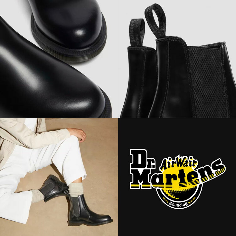 楽天市場】Dr.Martens ドクターマーチン チェルシー ブーツ Flora