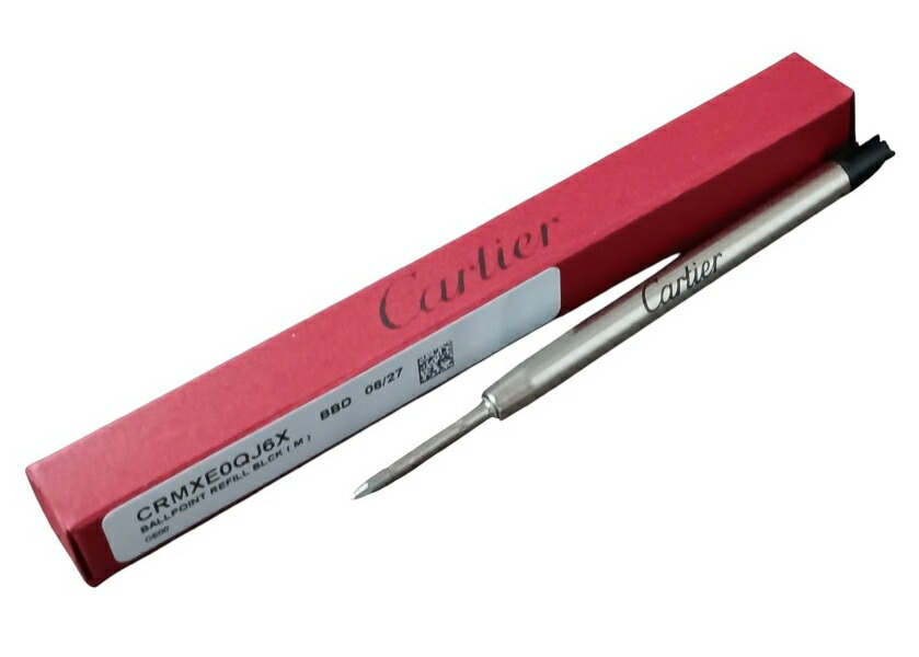 楽天市場】Cartier CRMXE0QJ6XBALLPOINT REFILL BLACK Mカルティエ