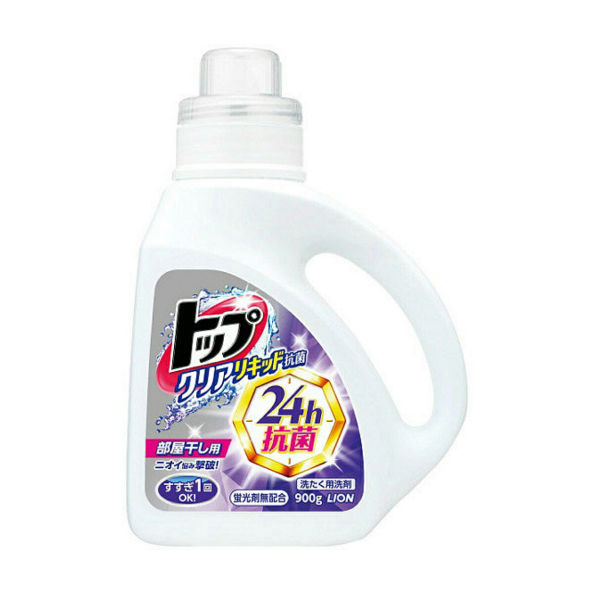 楽天市場】ライオン トップ クリアリキッド 抗菌 本体 900g : 姫路