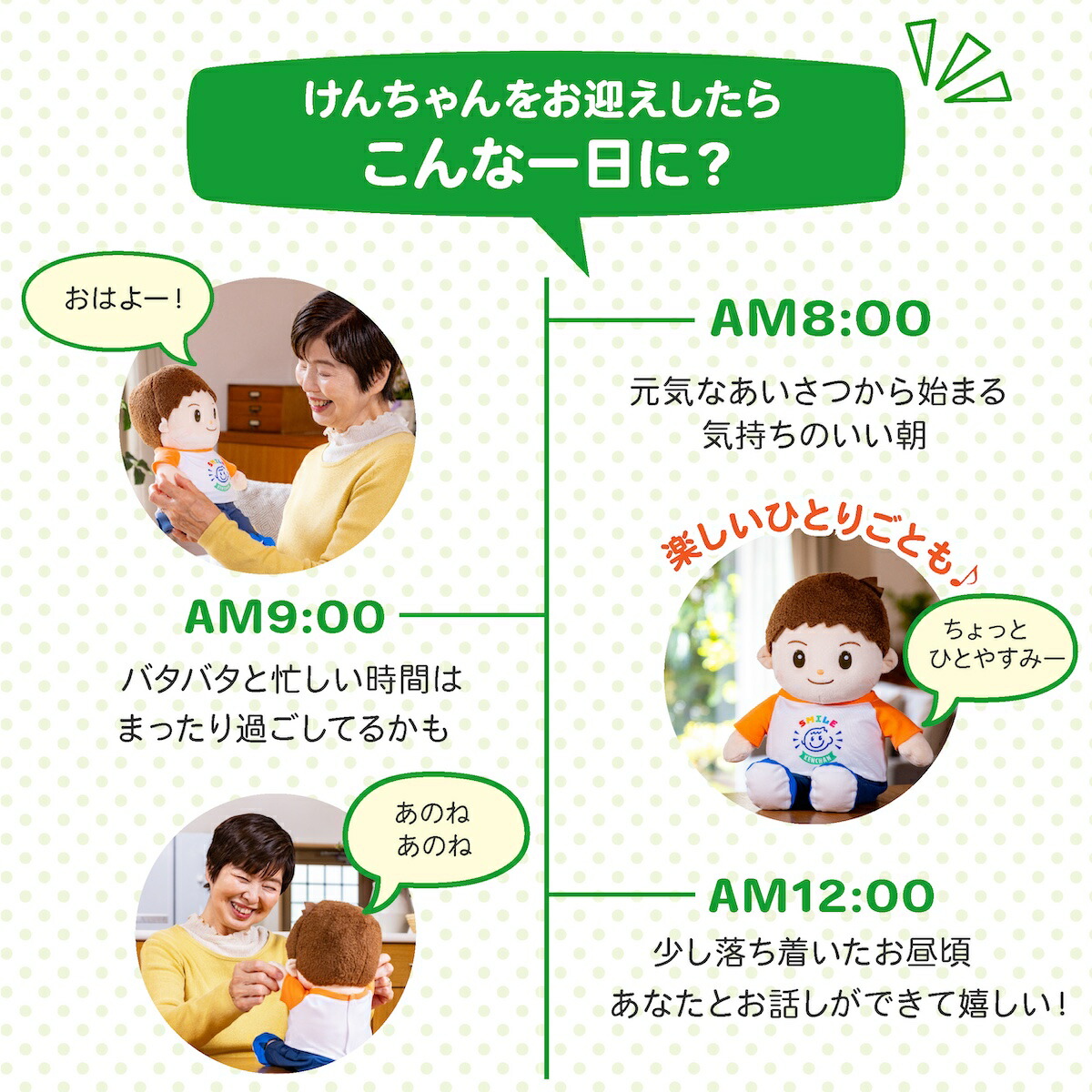 楽天市場】音声認識人形 スマイルけんちゃん 正規品 メーカー1年保証付