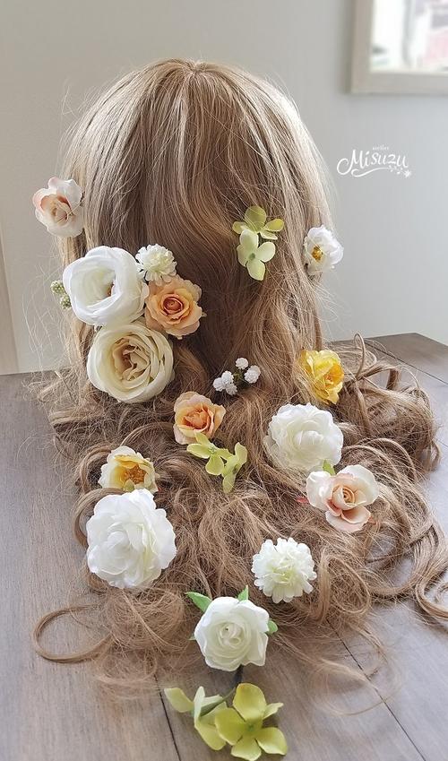 楽天市場】*misuzu* ウェディングブーケ 049 ガーベラキャスケード 前