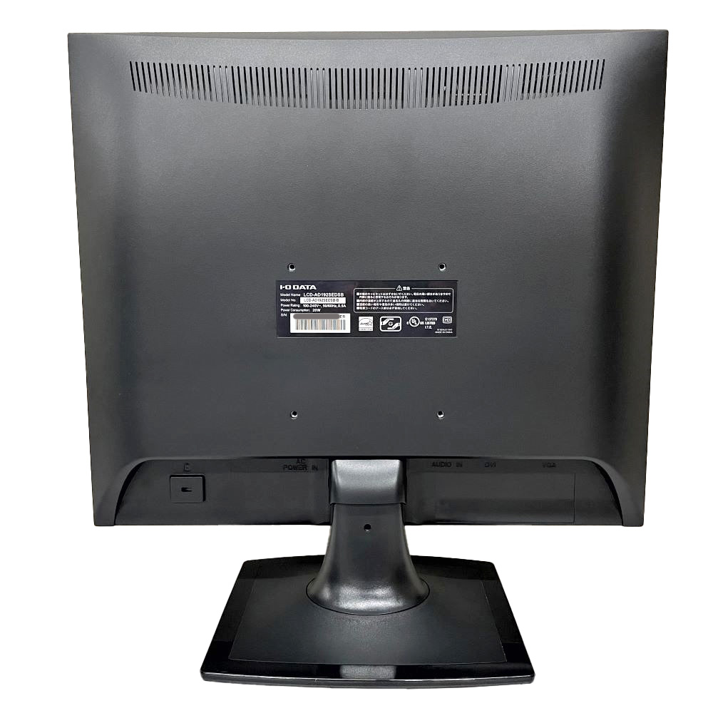 楽天市場】IOデータ 19型スクエア液晶ディスプレイ LCD-AD192SEDSB