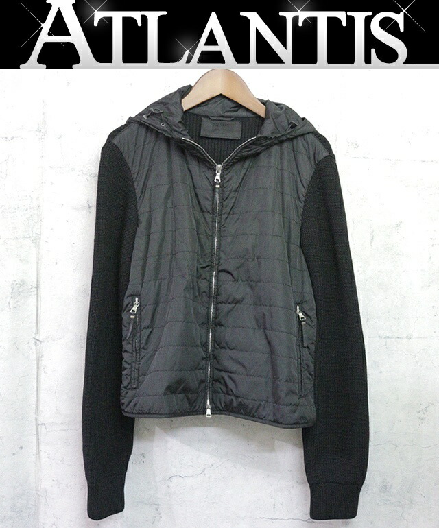 楽天市場】【広尾店】 プラダ PRADA ナイロンニット ジャケット