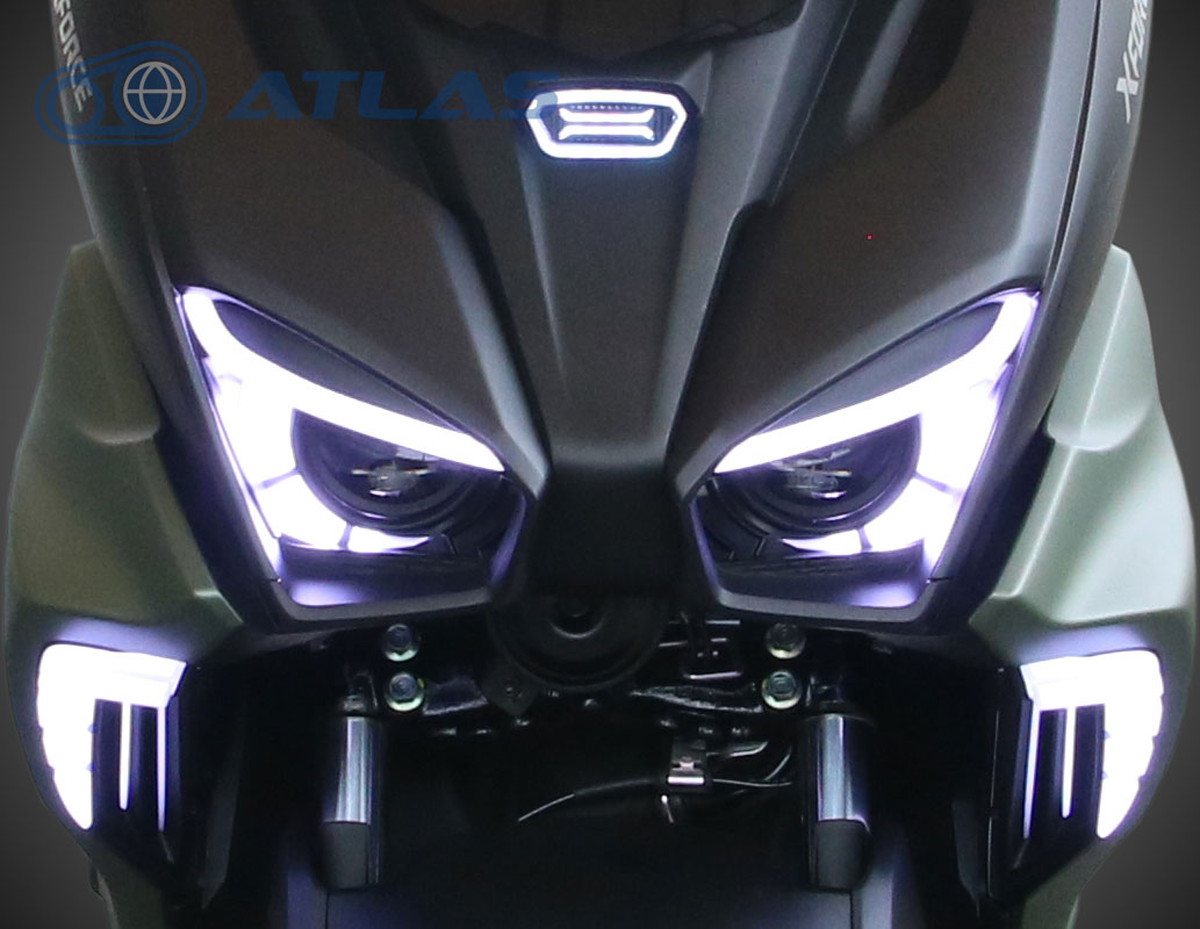 楽天市場】JING SHING X FORCE APL X LED デュアル魚眼ヘッドライト