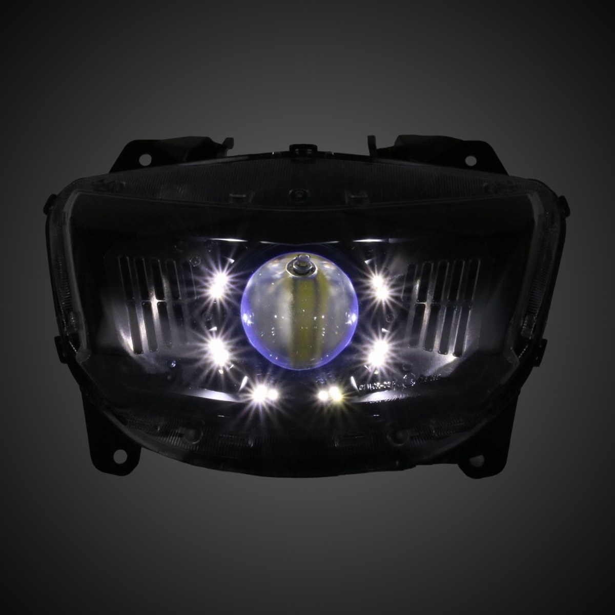 楽天市場】GAMMAS 5型シグナスX CYGNUS X 魚眼ヘッドライト LED 50W