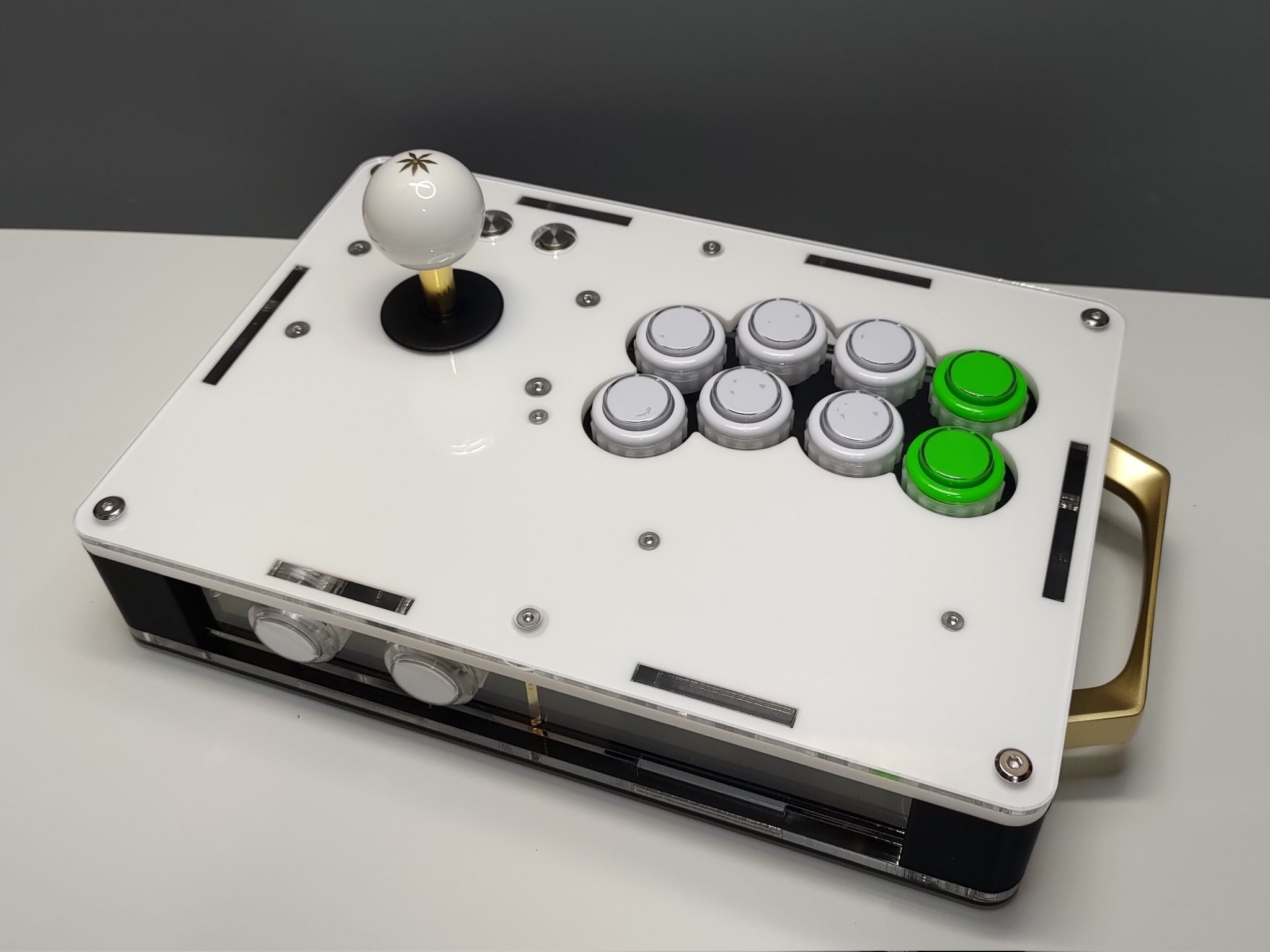 楽天市場】くろまき工房 24mmボタン型 標準ジョイスティックレバー対応