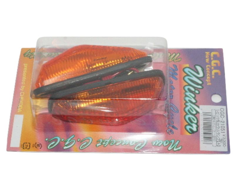 楽天市場】千代田 シビック カウリング ウインカー アンバー刀カタナ