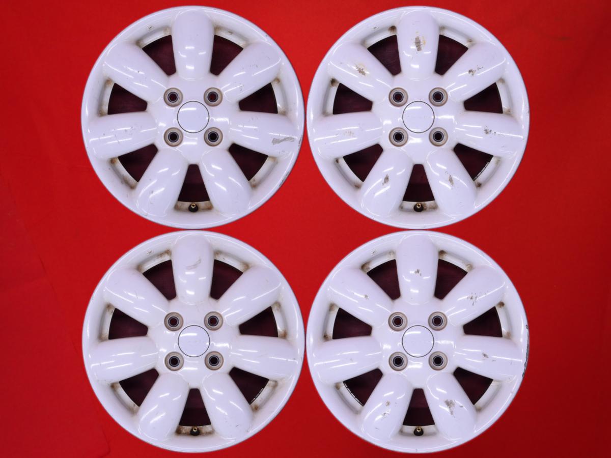 楽天市場】ラパン (HE22S)純正 4.5Jx14 +45 4/100 ホワイト(白色)系