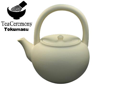 楽天市場】【茶道具/煎茶道具】 煎茶道具 ボーフラ（湯沸し） 白 提梁