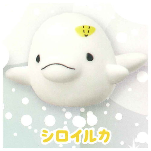 楽天市場】みいるか ゆるいるか ソフビフィギュア [3.シロイルカ