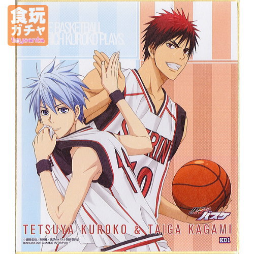 楽天市場】黒子のバスケ 色紙ART [K01.黒子テツヤ＆火神大我