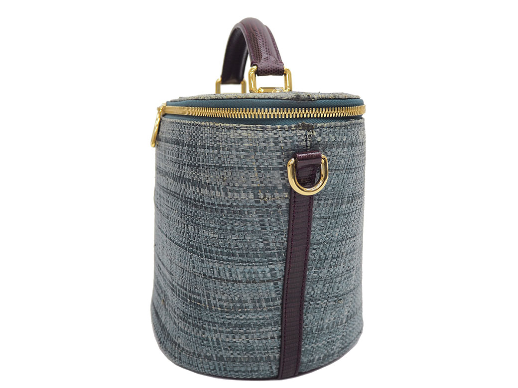 楽天市場】ドルチェ&ガッバーナ ラフィア2WAYバニティバッグ ブルー