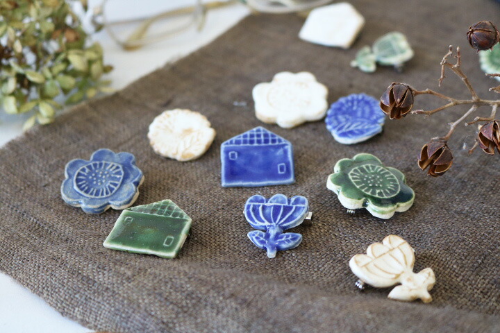 楽天市場】ブローチ 陶器 /手作りバッチ/おしゃれ雑貨/贈り物/生活雑貨
