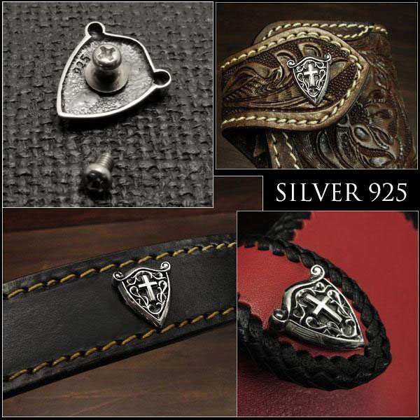 楽天市場】シルバーコンチョ 十字架／クロス アラベスク 紋章