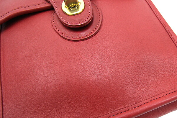 楽天市場】コーチ ショルダーバッグ 9930 レッド 中古 斜め掛け 肩掛け