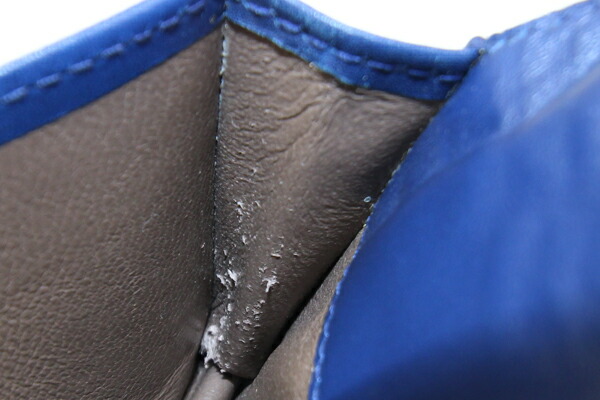 楽天市場】ボッテガヴェネタ 名刺入れ イントレチャート ブルー レザー