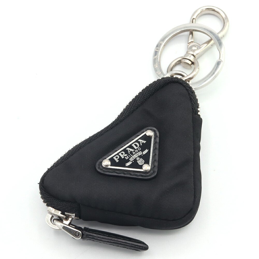 楽天市場】プラダ キーホルダー 2TT152 ブラック ナイロン 中古 バッグ