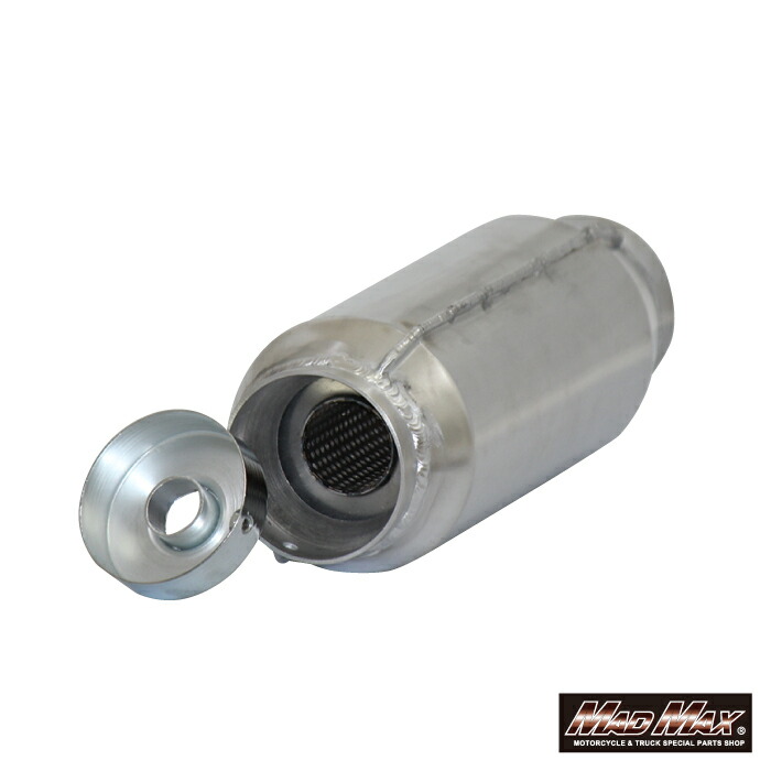 楽天市場】汎用 アルミ製 モナカ管サイレンサー70φカワサキ ホンダ