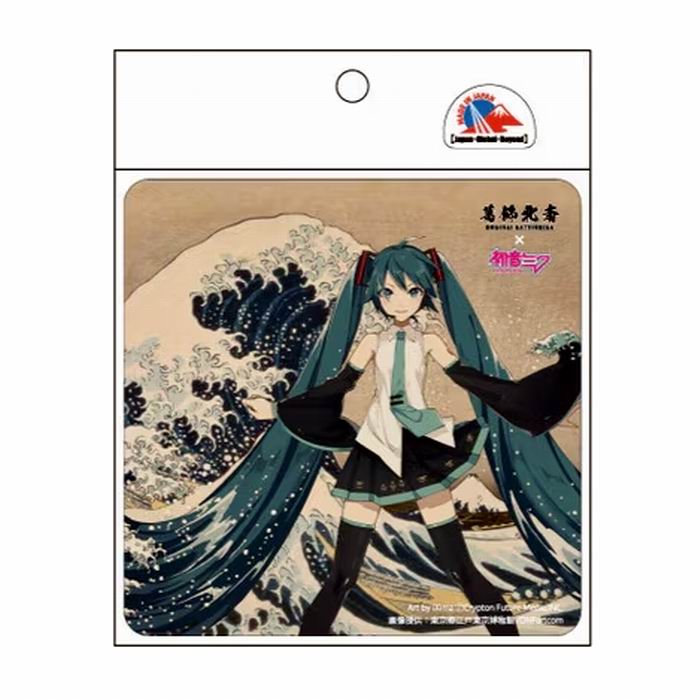 楽天市場】葛飾北斎×初音ミク カーマグネット 冨嶽三十六景 神奈川沖浪