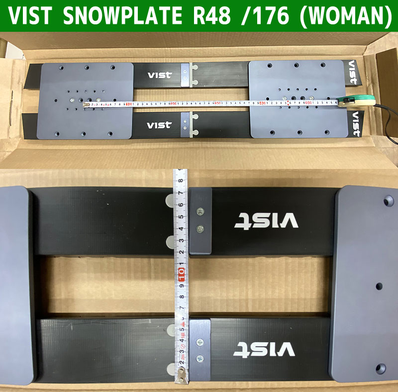 楽天市場】VIST SNOWPLATE R48/R50 ビストプレート ALPINE