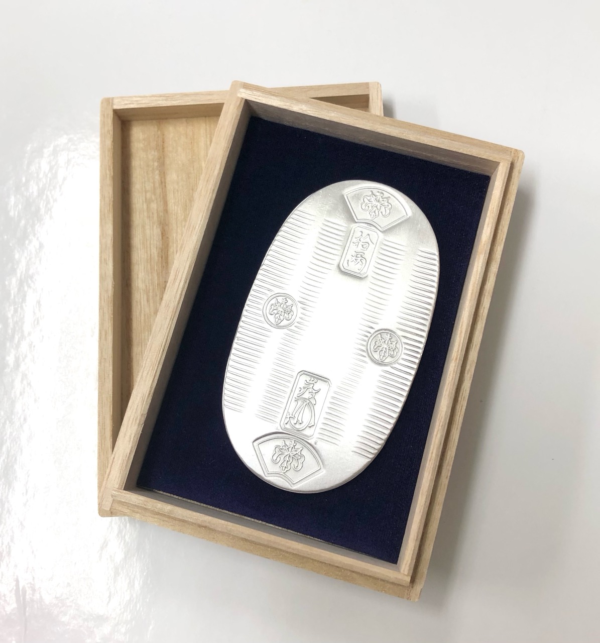 楽天市場】【新品】井嶋金銀工業 純銀 天保五両判小判 100g 小判 天保