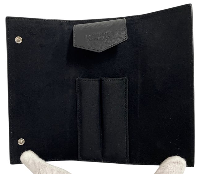 楽天市場】未使用 モンブラン ペンケース レザー ブラック 黒 2本挿し