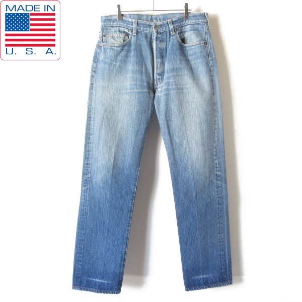 楽天市場】極上色落ち 80s USA製 リーバイス501 ハチマル 縦落ち ヒゲ
