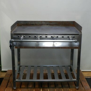 楽天市場】【中古】業務用 LPガス グリドル 鉄板 焼 機 脚付 焼面