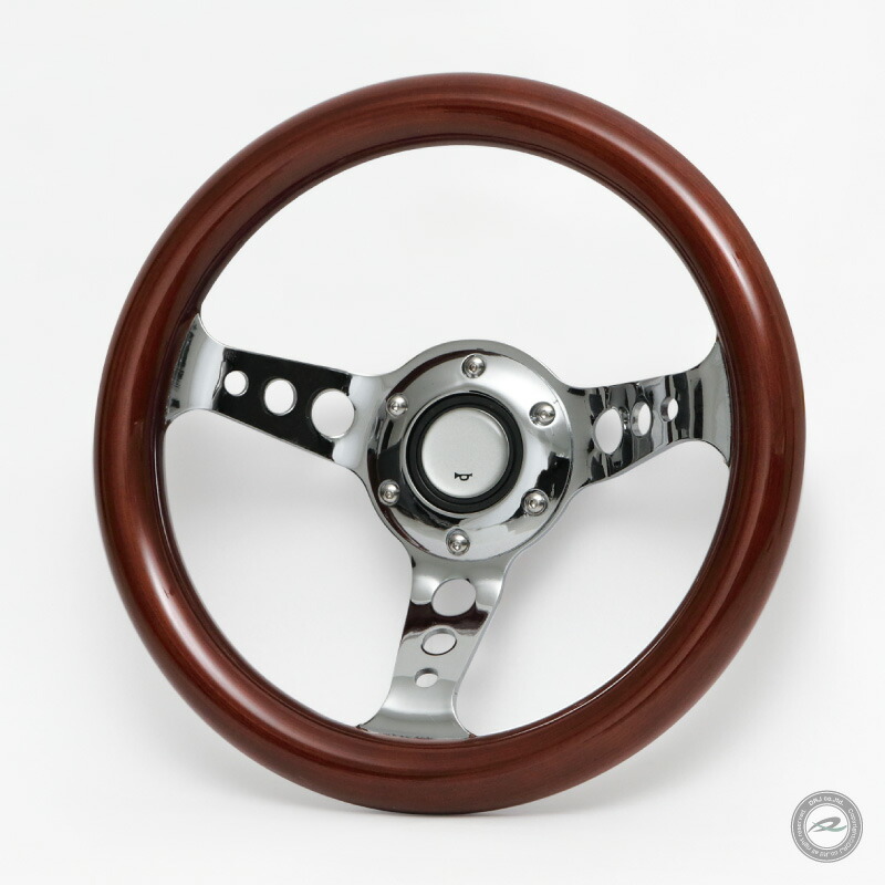 楽天市場】ステアリング ハンドル 木製 リアルウッド 29φ デポ