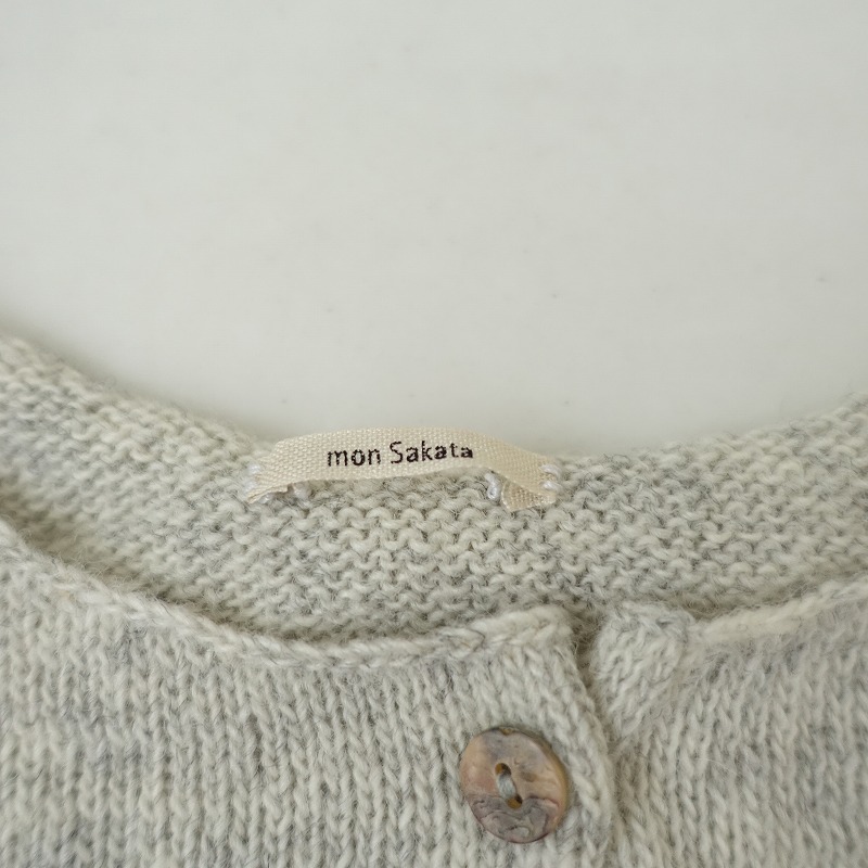 楽天市場】【美品】モンサカタ mon Sakata ウールニットカーディガン