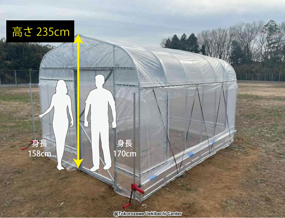 楽天市場】ヒロガーデン3 東都興業 ビニールハウス （スライドドア使用
