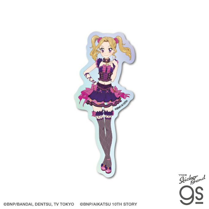楽天市場】アイカツ！ ホログラムステッカー 大地のの アイドル アニメ