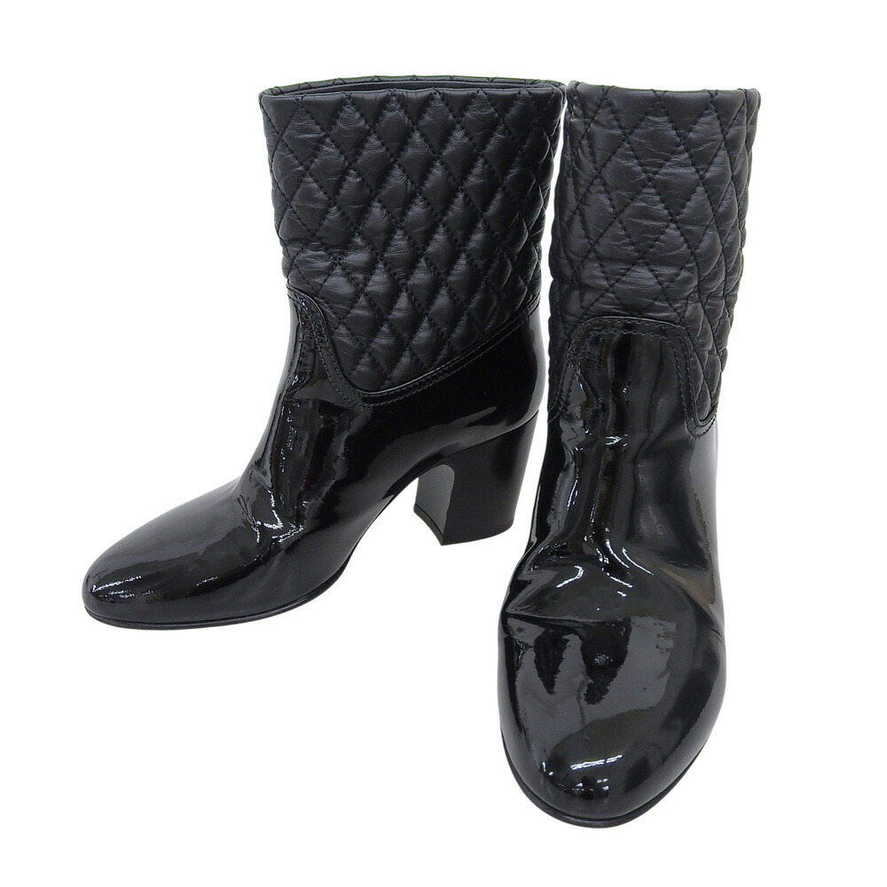 楽天市場】キルティング ブーツ（ブランドシャネル）（ブーツ