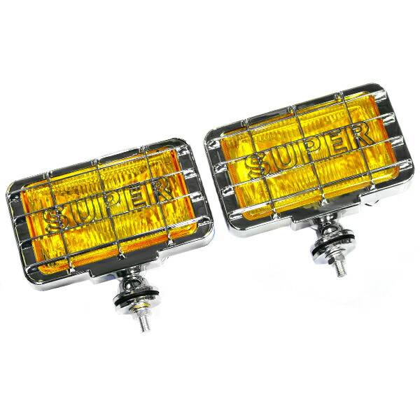 楽天市場】24V オフロード用 ハロゲンフォグ H3 55w 角型イエロー