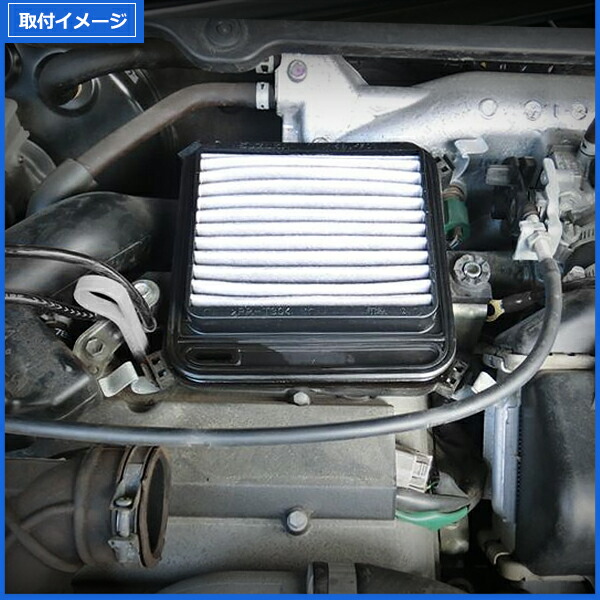 楽天市場】エアクリーナー スズキ ラパン HE22S 互換純正品番 13780