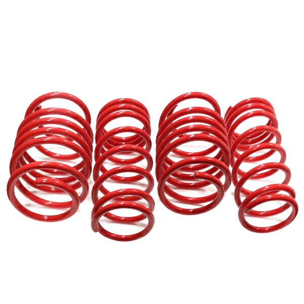 楽天市場】【送料無料】 ローダウンサス スズキ ワゴンR MH23S レッド